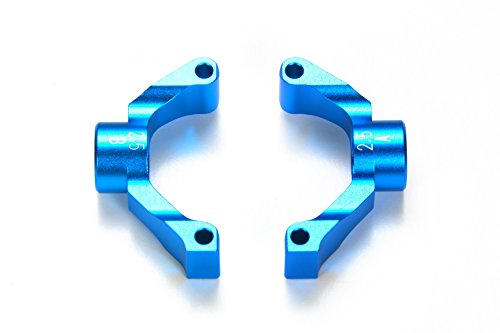 Tamiya 300054549 - TT-02 Alu Achsschenkel 2.5 Grad/hinten, Blau von Tamiya