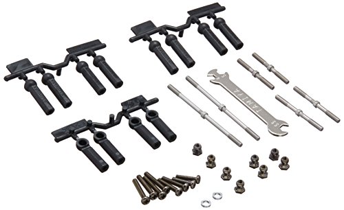 Tamiya 300054572 - DT-03 Li/Re Gewindestangen-Set einst, 6, Weiß von Tamiya