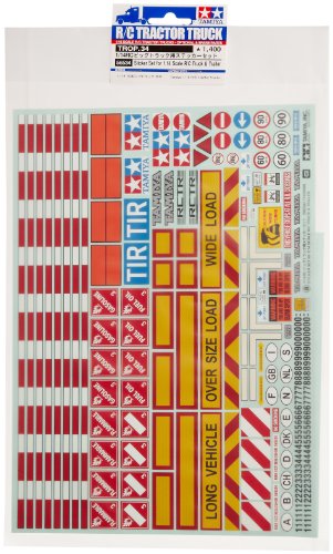 TAMIYA 300056534 Blase 1:14 Warndekor für LKWs/Auflieger, Buchstabe, Keine Angabe TAMIYA 300056534 Blase 1:14 Warndekor für LKWs/Auflieger, Buchstabe, Keine Angabe von TAMIYA