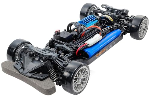 TAMIYA 300058584 58584 TT-02D Drift Spec Chassis Brushed 1:10 RC Modellauto Elektro Straßenmodell Allradantrieb Mädchen , male (4W, Blau von TAMIYA