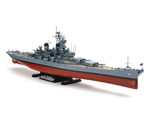 Tamiya 300078028-1:350 US Kampfschiff New Jersey BB-62 von Tamiya