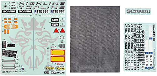 Tamiya 309495581 - Sticker Beutel Scania R620 6 x 4 Highline, Rot von TAMIYA