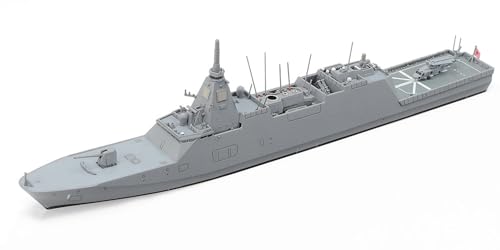 TAMIYA 31037 1:700 JMSDF FFM-1 Mogami Mehrzweckfrega. - Modellbau, Plastik Bausatz, Basteln, Hobby, Kleben, Plastikbausatz, Mehrfarbig,Schiff Modell, Geformte Farbe von TAMIYA