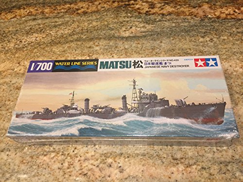 TAMIYA 31428 1:700 JPN Zerstörer Matsu WL-Modellbau, Plastik Bausatz, Basteln, Hobby, Kleben, Plastikbausatz, Mehrfarbig,Schiff Modell, Mittel TAMIYA 31428 1:700 JPN Zerstörer Matsu WL-Modellbau, Plastik Bausatz, Basteln, Hobby, Kleben, Plastikbausatz, Mehrfarbig,Schiff Modell, Mittel von TAMIYA