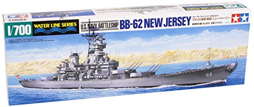 TAMIYA 1:700 US New Jersey Schlachschiff WL, Modellbau, Plastik Bausatz, Basteln, Hobby, Kleben, Plastikbausatz von TAMIYA