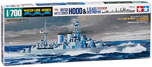 TAMIYA 31806 Militär 1:700 Brit. Hood & E-Kla.Kreuz./Zerst.WL, Modellbau, Plastik Bausatz, Basteln, Hobby, Kleben, Plastikbausatz, Mehrfarbig, one Size TAMIYA 31806 Militär 1:700 Brit. Hood & E-Kla.Kreuz./Zerst.WL, Modellbau, Plastik Bausatz, Basteln, Hobby, Kleben, Plastikbausatz, Mehrfarbig, one Size von TAMIYA