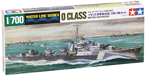 TAMIYA 31904 1:700 Brit. Zerstörer O-Klasse WL, Modellbau, Plastik Bausatz, Basteln, Hobby, Kleben, Plastikbausatz, Mehrfarbig, Mittel TAMIYA 31904 1:700 Brit. Zerstörer O-Klasse WL, Modellbau, Plastik Bausatz, Basteln, Hobby, Kleben, Plastikbausatz, Mehrfarbig, Mittel von TAMIYA
