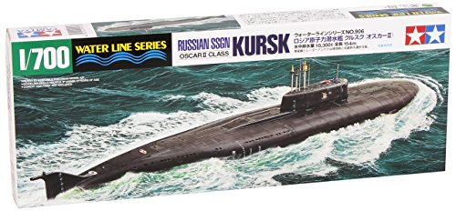 TAMIYA 1:700 Rus. SSGN Kursk Oscar-II U-Boot, Modellbau, Plastik Bausatz, Basteln, Hobby, Kleben, Plastikbausatz von TAMIYA
