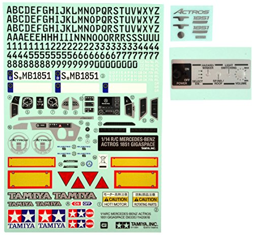 Tamiya 319495770 - Zubehör: Sticker Metal Mercedes Benz Actros 56335 Tamiya 319495770 - Zubehör: Sticker Metal Mercedes Benz Actros 56335 von TAMIYA
