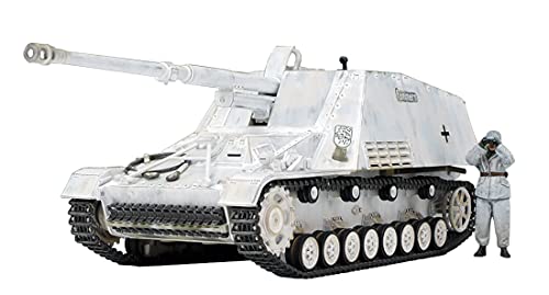 TAMIYA 32600 1:48 Dt. Nashorn Jagdpanzer (1) -originalgetreue Nachbildung, Plastik Bausatz, Basteln, Modellbausatz, Zusammenbauen, unlackiert, Mehrfarbig von TAMIYA