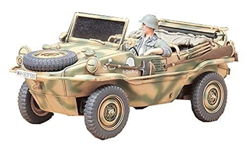Deutscher Schwimmwagen Typ 166 Weltkrieg 1:35 Militär Plastikmodellbausatz von Tamiya