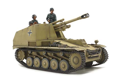 TAMIYA 35358 - 1:35 Panzerhaubitz Wespe Italien. Front, Modellbau, Plastik Bausatz, Hobby, Basteln, Kleben, Modellbausatz, Modell, Zusammenbauen, Unlackiert von Tamiya