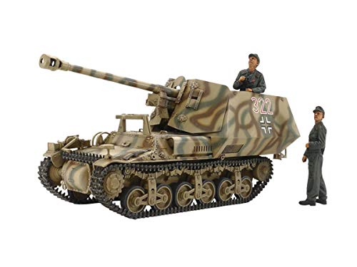 TAMIYA - 1:35 Deutscher Sd.Kfz.135 Marder I Jagdpanzer, sehr detaillierter Modellbausatz, Plastikbausatz, Bausatz zum Zusammenbauen, detaillierte Nachbildung, unlackiert, Braun TAMIYA - 1:35 Deutscher Sd.Kfz.135 Marder I Jagdpanzer, sehr detaillierter Modellbausatz, Plastikbausatz, Bausatz zum Zusammenbauen, detaillierte Nachbildung, unlackiert, Braun von TAMIYA