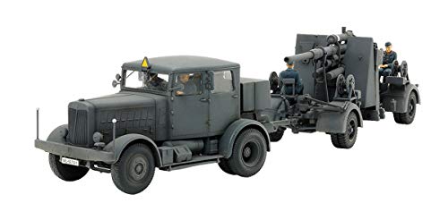 TAMIYA 37027 - 1:48 Zgm. SS-100 m. 88mm Flak37 Set, Modellbau, Plastik Bausatz, Hobby, Basteln, Kleben, Modellbausatz, Modell, Zusammenbauen von TAMIYA
