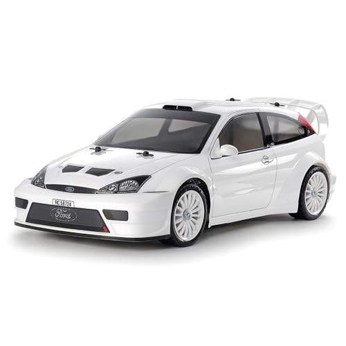 TAMIYA 47495 1:10 RC Ford Focus RS Custom TT-02 Lackiert - ferngesteuertes Auto, Fahrzeug, Modellbau, Zusammenbauen, Hobby, RC Bausatz, RC Geschenk von TAMIYA