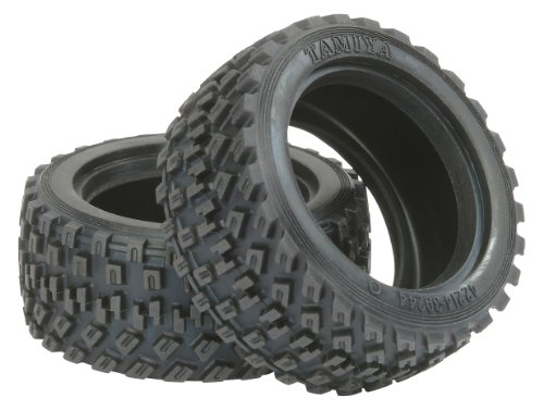 TAMIYA 4950344514274 300051427 - M-05Ra Rally-Block Reifen -2, Schwarz von TAMIYA