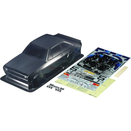 Tamiya 51658 Kar.-Satz Ford Escort Mk.II Rally RS239 - RC Modellbau, Zubehör für ferngesteurte Autos, Ersatzkarosserie, Unlackiert von Tamiya