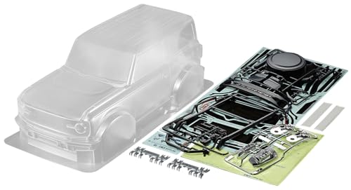 Tamiya 51687 Kar.-Satz Ford Bronco 2021 - RC Modellbau, Zubehör für ferngesteurte Autos, Ersatzkarosserie von Tamiya
