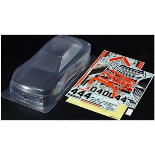 TAMIYA 51751 Karosserie Satz Audi 90 Quattro Racing RS251mm- Zubehör für ferngesteuertes Auto, Ersatzkarosserie, RC, Modellbau, Mehrfarbig von TAMIYA