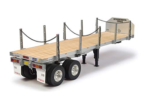 TAMIYA 56306 1:14 Flachbett-Auflieger, Bausatz zum Zusammenbauen, RC Truck, fernsteuerbarer, Lastwagen, LKW, Konstruktionsspielzeug, Modellbau, Basteln TAMIYA 56306 1:14 Flachbett-Auflieger, Bausatz zum Zusammenbauen, RC Truck, fernsteuerbarer, Lastwagen, LKW, Konstruktionsspielzeug, Modellbau, Basteln von TAMIYA
