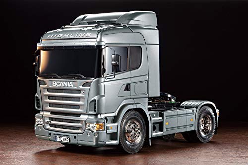 Tamiya 56364 1:14 RC Scania R470 Silber Edition, Modellbausatz,Plastikbausatz, Bausatz zum Zusammenbauen, detaillierte Nachbildung, Medium von TAMIYA