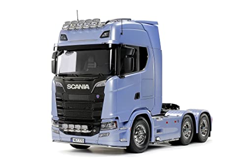 Tamiya 56368 1:14 RC Scania 770 S 6x4 - Bausatz zum Zusammenbauen, RC Truck, fernsteuerbarer, Lastwagen, LKW, Konstruktionsspielzeug, Modellbau, Basteln, Unlackiert von TAMIYA