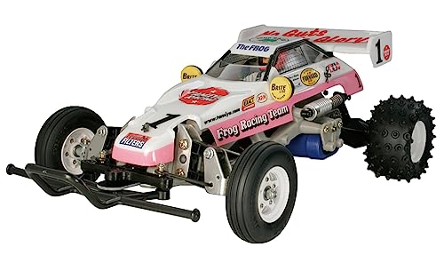 TAMIYA 58354 1:10 RC The Frog 2005 2WD Buggy LWA - ferngesteuertes Auto, RC Fahrzeug, Modellbau, Bausatz zum Zusammenbauen, Hobby, RC Modell von TAMIYA