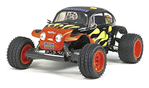 Tamiya 58502 1:10 Blitzer Beetle 2WD (2011) -ferngesteuertes Auto, RC Fahrzeug, Modellbau, Bausatz zum Zusammenbauen, Bausatzmodell Mehrfarbig, 394x294x 182 mm von TAMIYA