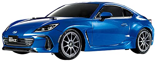 TAMIYA 58702 1:10 RC Subaru BRZ (ZD8) TT-02 - ferngesteuertes Auto, Fahrzeug, Modellbau, Zusammenbauen, Hobby, RC Bausatz, unlackiert, Remote Controled Car von TAMIYA