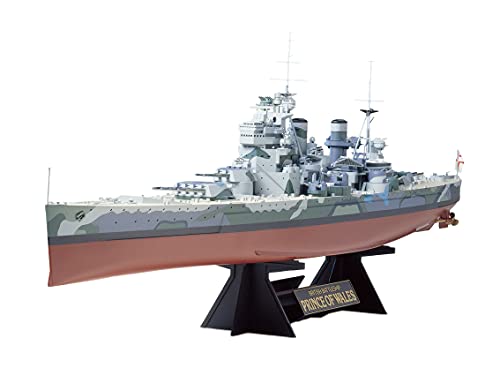 TAMIYA 1:350 Britischer Prince of Wales Schlachts., originalgetreue Nachbildung, Modellbau, Plastik Bausatz, Basteln, Hobby, Kleben, Modellbausatz, Zusammenbauen, unlackiert TAMIYA 1:350 Britischer Prince of Wales Schlachts., originalgetreue Nachbildung, Modellbau, Plastik Bausatz, Basteln, Hobby, Kleben, Modellbausatz, Zusammenbauen, unlackiert von TAMIYA