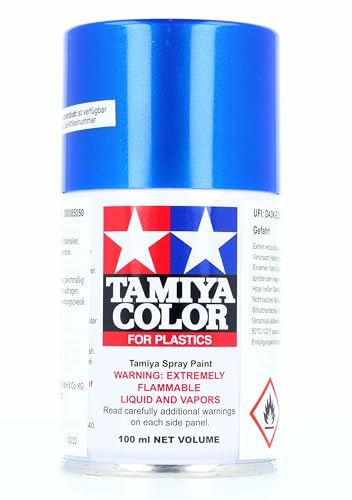 TAMIYA 85050 TS-50 Mica Blau (Glimmer) glänzend 100ml - Sprühfarbe für Plastikmodellbau, Modellbau und Bastelzubehör, Sprühfarbe für den Modellbau von TAMIYA