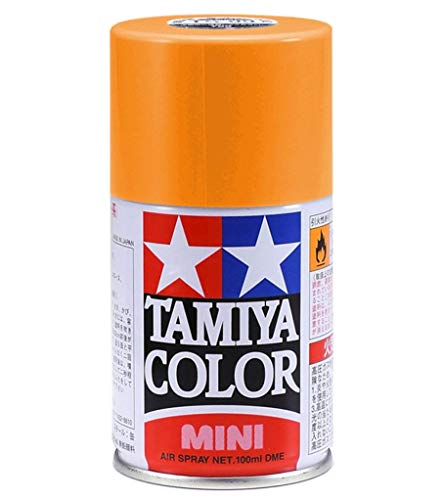 TAMIYA 85096 TS-96 Neon-Orange glänzend 100ml - Sprühfarbe für Plastikmodellbau, Modellbau und Bastelzubehör, Sprühfarbe für den Modellbau von TAMIYA
