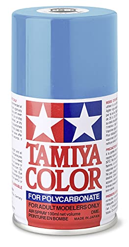 TAMIYA 86003 PS-3 Hellblau Polycarbonat 100ml-Sprühfarbe für Plastikmodellbau, Bastelzubehör, Sprühfarbe für den Modellbau, 100 ml (1er Pack) von TAMIYA