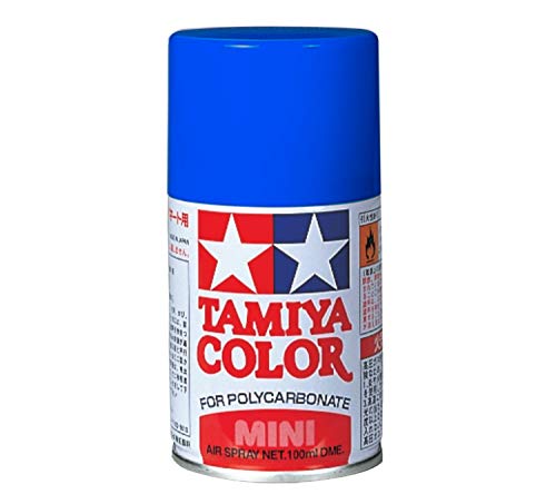 TAMIYA 86004 PS-4 Blau Polycarbonat 100ml-Sprühfarbe für Plastikmodellbau, Bastelzubehör, Sprühfarbe für den Modellbau, 100 ml (1er Pack) von TAMIYA