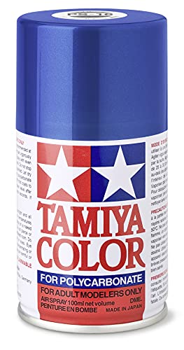 TAMIYA 86016 PS-16 Metallic Blau Polycarbonat 100ml-Sprühfarbe für Plastikmodellbau, Bastelzubehör, Sprühfarben für den Modellbau TAMIYA 86016 PS-16 Metallic Blau Polycarbonat 100ml-Sprühfarbe für Plastikmodellbau, Bastelzubehör, Sprühfarben für den Modellbau von TAMIYA