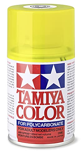 TAMIYA 86042 PS-42 Translucent Gelb Polycarbonat 100ml - Sprühfarbe für Plastikmodellbau, Modellbau und Bastelzubehör, Sprühfarben für den Modellbau von TAMIYA