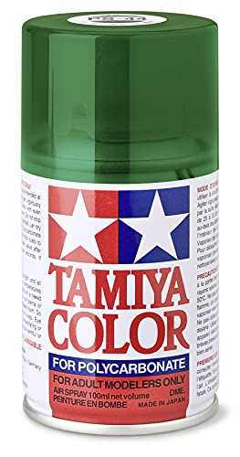 TAMIYA 86044 PS-44 Translucent Grün Polycarbonat 100ml - Sprühfarbe für Plastikmodellbau, Modellbau und Bastelzubehör, Sprühfarben für den Modellbau von TAMIYA