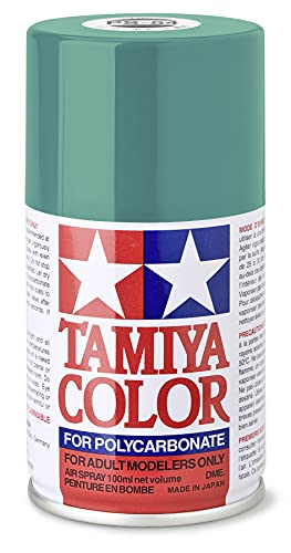 TAMIYA 86054 PS-54 Cobalt Grün Polycarbonat Sprühfarbe für Plastikmodellbau, Modellbau und Bastelzubehör, Sprühfarben Kobalt-grün 100 ml (1er Pack) von TAMIYA