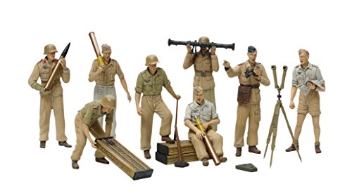 Tamiya 300035343-1:35 Figure-Set DAK Luftwaffe Artillerie, originalgetreue Nachbildung, Plastik Bausatz, Basteln, Modellbausatz, Zusammenbauen, unlackiert, White Tamiya 300035343-1:35 Figure-Set DAK Luftwaffe Artillerie, originalgetreue Nachbildung, Plastik Bausatz, Basteln, Modellbausatz, Zusammenbauen, unlackiert, White von TAMIYA
