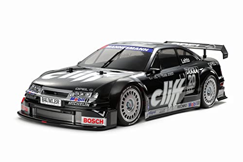 Tamiya 58701 1:10 Opel Calibra V6 Cliff (TT-01E) -ferngesteuertes Auto, RC Fahrzeug, Modellbau, Bausatz zum Zusammenbauen, Hobby, Basteln, Mehrfarbig von TAMIYA