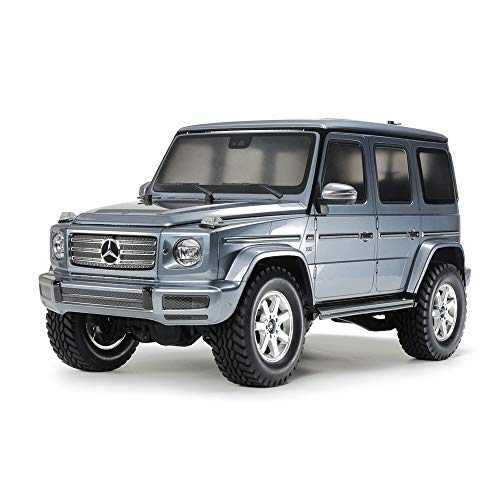 TAMIYA TAM58675 - 1:10 RC MB G-Klasse G500 (CC-02), Bausatz, zum Zusammenbauen, bebilderte Aufbauanleitung, ferngesteuertes Auto/Fahrzeug, Modellbau, Hobby, orginalgetreue Nachbildung, detailliert von Tamiya