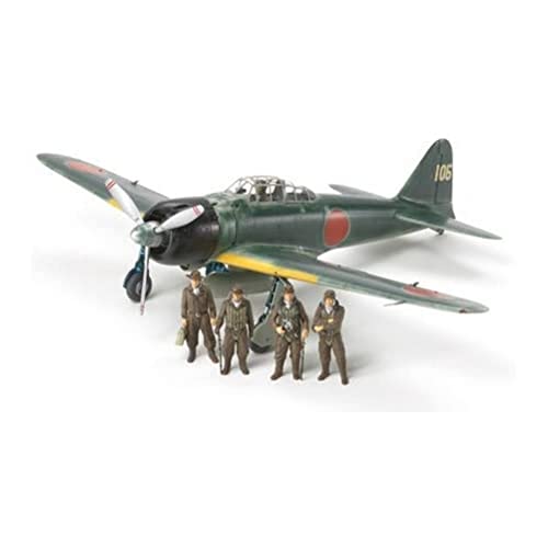 TAMIYA TAM61108 - 0.075 Mitsubishi A6M3/3a Zero Fighter PE Flugzeug - Plastikbausatz - Modellbau - originalgetreue Nachbildung - detaillierter Bausatz - Basteln - Hobby - Zusammenbauen TAMIYA TAM61108 - 0.075 Mitsubishi A6M3/3a Zero Fighter PE Flugzeug - Plastikbausatz - Modellbau - originalgetreue Nachbildung - detaillierter Bausatz - Basteln - Hobby - Zusammenbauen von TAMIYA