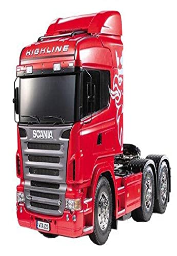 TAMIYA TMYTAM56323 300056323 - Scania R620 Highline,ferngesteuerte 3Achs LKW Zugmaschine, 1:14, Bausatz von Tamiya