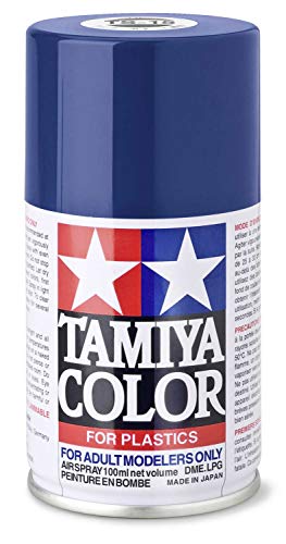 TAMIYA 85015 TS-15 Blau glänzend 100ml - Sprühfarbe für Plastikmodellbau, Modellbau und Bastelzubehör, Sprühfarbe für den Modellbau, 100 ml (1er Pack) TAMIYA 85015 TS-15 Blau glänzend 100ml - Sprühfarbe für Plastikmodellbau, Modellbau und Bastelzubehör, Sprühfarbe für den Modellbau, 100 ml (1er Pack) von TAMIYA