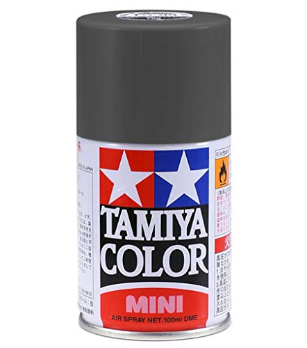 TAMIYA 85063 TS-63 NATO Schwarz matt 100ml - Sprühfarbe für Plastikmodellbau, Modellbau und Bastelzubehör, Sprühfarbe für den Modellbau, 100 Milliliters von TAMIYA