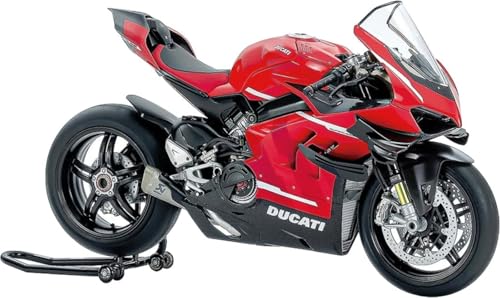 Tamiya 14143 1:12 Ducati Superleggera V4 mit Renn-Kit - originalgetreue Nachbildung, Plastik Bausatz, Basteln, Modellbausatz, Zusammenbauen, unlackiert, Mehrfarbig, Motorrad Bausatz Tamiya 14143 1:12 Ducati Superleggera V4 mit Renn-Kit - originalgetreue Nachbildung, Plastik Bausatz, Basteln, Modellbausatz, Zusammenbauen, unlackiert, Mehrfarbig, Motorrad Bausatz von TAMIYA
