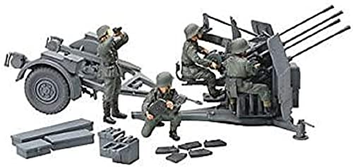 Tamiya 300032554 - 1:48 WWII Deutsche Flakvierling 38, 20 mm (4) von Tamiya