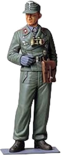 Tamiya 300036301-1:16 WWII Figur Deutscher Panzersoldat, originalgetreue Nachbildung, Plastik Bausatz, Basteln, Modellbausatz, Zusammenbauen, unlackiert Tamiya 300036301-1:16 WWII Figur Deutscher Panzersoldat, originalgetreue Nachbildung, Plastik Bausatz, Basteln, Modellbausatz, Zusammenbauen, unlackiert von TAMIYA