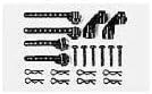 Tamiya 300050482 - D-Teile Karosserie-Halter TA01/TA02/FF01, Schwarz Tamiya 300050482 - D-Teile Karosserie-Halter TA01/TA02/FF01, Schwarz von Tamiya