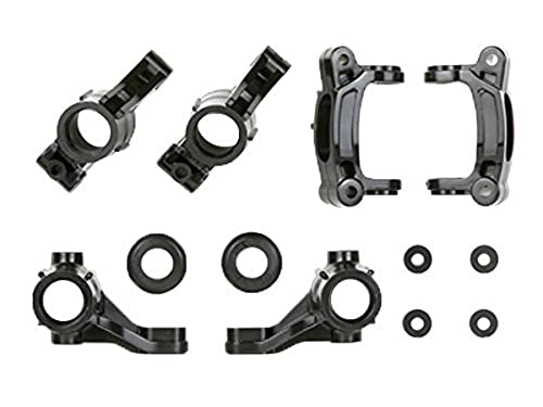 Tamiya 300051393 - M-05 F-Teile (Achsschenkel), Schwarz von Tamiya